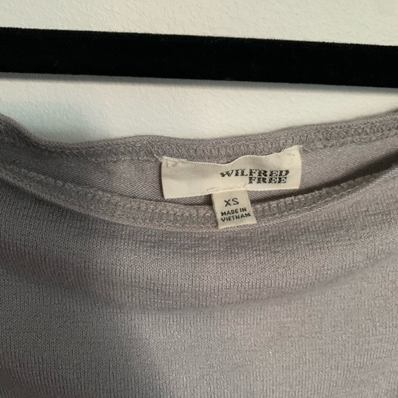 Wilfred Free Off the shoulder knit crop top - Picture 2 of 3